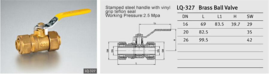  Brass globe valve